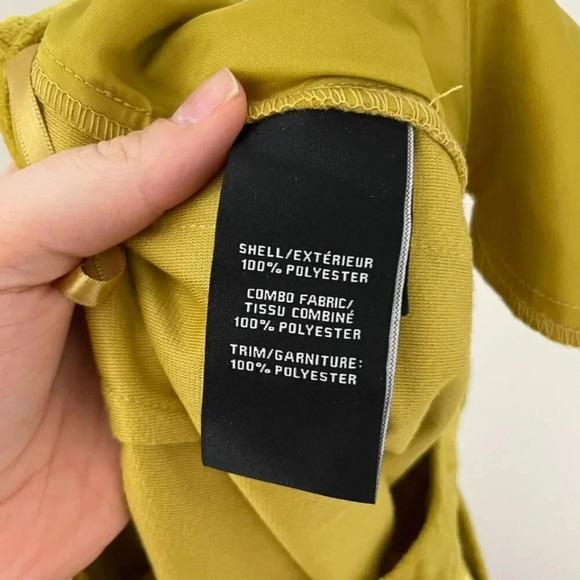 7 For All Mankind Chartreuse Yellow Velvet Straight Leg Pants Size 6 - Picture 4 of 7